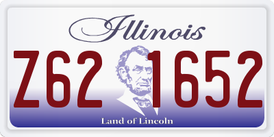 IL license plate Z621652