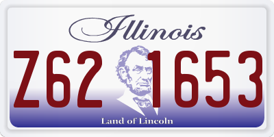 IL license plate Z621653