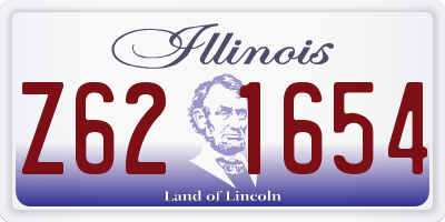 IL license plate Z621654