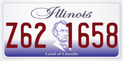 IL license plate Z621658