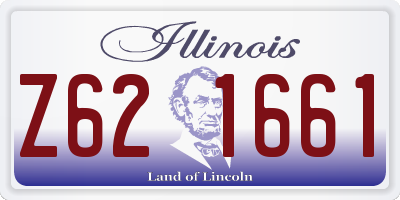IL license plate Z621661