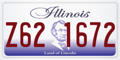 IL license plate Z621672