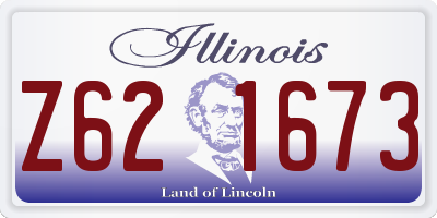 IL license plate Z621673