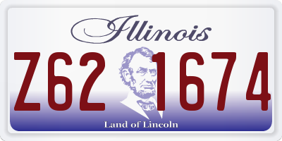 IL license plate Z621674