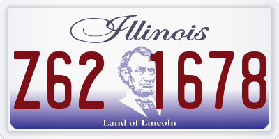 IL license plate Z621678