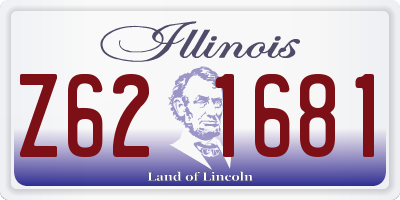 IL license plate Z621681