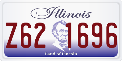 IL license plate Z621696