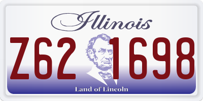 IL license plate Z621698