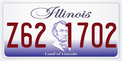 IL license plate Z621702