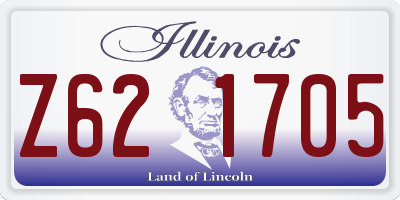 IL license plate Z621705