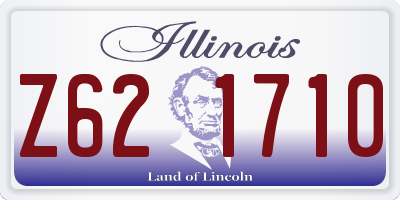 IL license plate Z621710