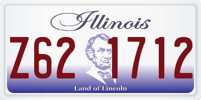 IL license plate Z621712