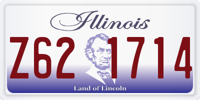 IL license plate Z621714