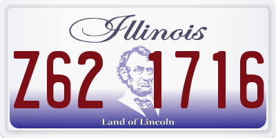 IL license plate Z621716