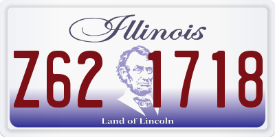 IL license plate Z621718