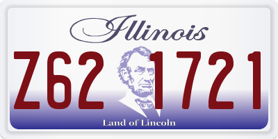 IL license plate Z621721