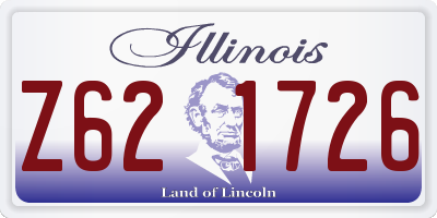 IL license plate Z621726