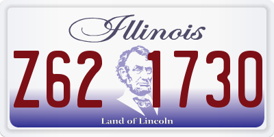 IL license plate Z621730