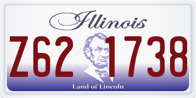 IL license plate Z621738