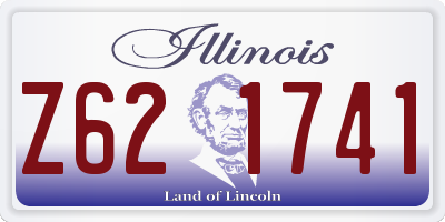 IL license plate Z621741