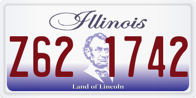 IL license plate Z621742