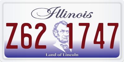 IL license plate Z621747