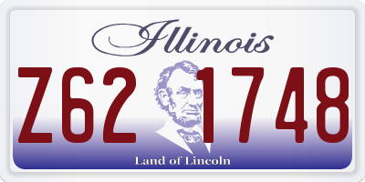 IL license plate Z621748