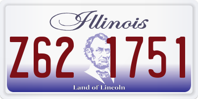 IL license plate Z621751