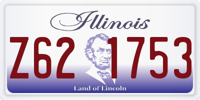 IL license plate Z621753