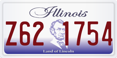 IL license plate Z621754