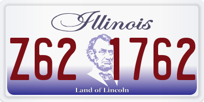 IL license plate Z621762