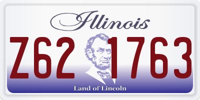 IL license plate Z621763