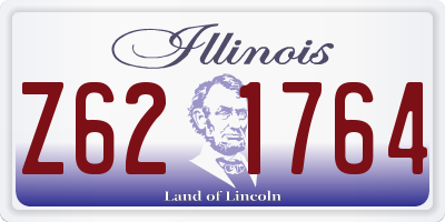 IL license plate Z621764