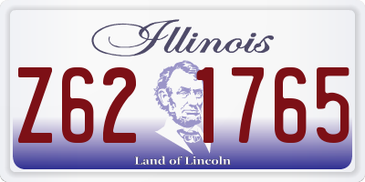 IL license plate Z621765