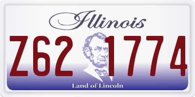 IL license plate Z621774
