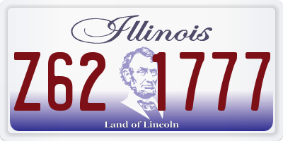 IL license plate Z621777