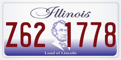 IL license plate Z621778
