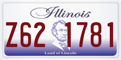IL license plate Z621781