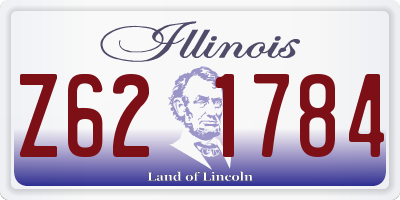 IL license plate Z621784