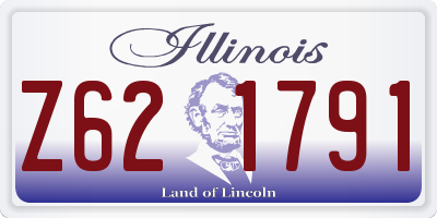 IL license plate Z621791