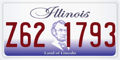 IL license plate Z621793