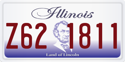 IL license plate Z621811
