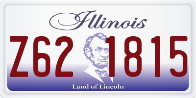 IL license plate Z621815