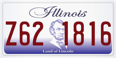 IL license plate Z621816