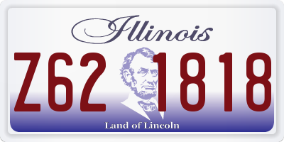 IL license plate Z621818