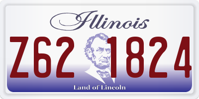 IL license plate Z621824