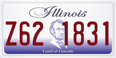 IL license plate Z621831