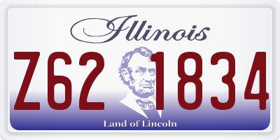 IL license plate Z621834