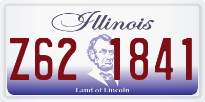 IL license plate Z621841