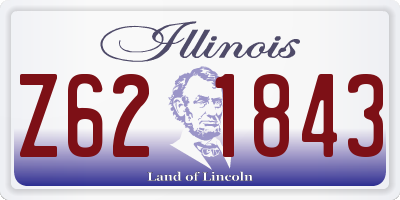 IL license plate Z621843